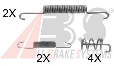 Mola das sapatas do freio de tambor traseiras 1050832 Quick Brake