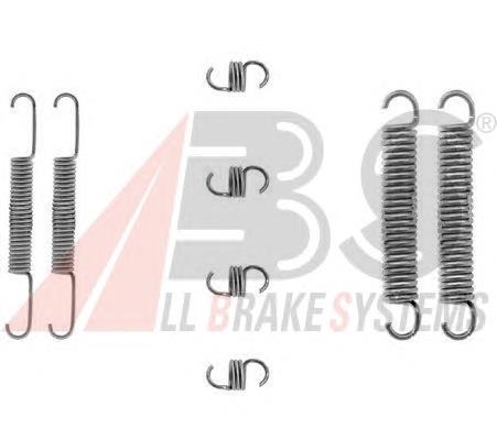 Установочный комплект задних барабанных колодок ABS 0662Q цена, от 3.42 USD