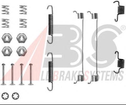 0651Q ABS kit de montagem das sapatas traseiras de tambor