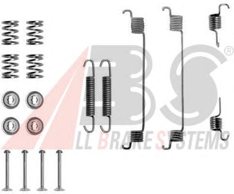 0672Q ABS kit de montagem das sapatas traseiras de tambor