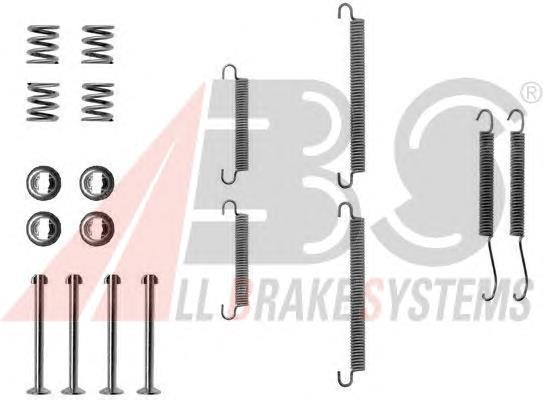 Kit de montagem das sapatas traseiras de tambor D31086A Autofren