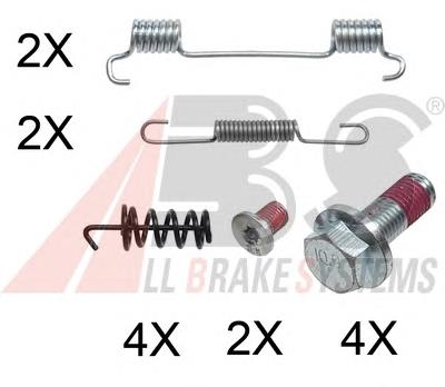 0878Q ABS kit de reparação dos freios traseiros