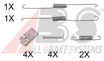 0888Q ABS kit de reparação dos freios traseiros