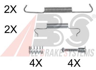 Kit de reparação das sapatas do freio para KIA Cerato (LD)