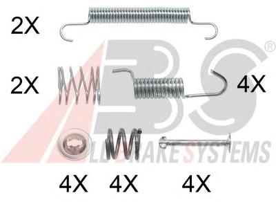 950899 Frenkit kit de montagem das sapatas traseiras de tambor