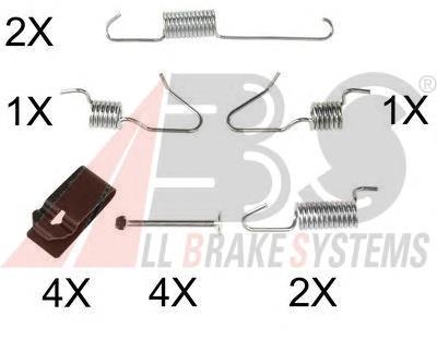 0898Q ABS kit de reparação das sapatas do freio