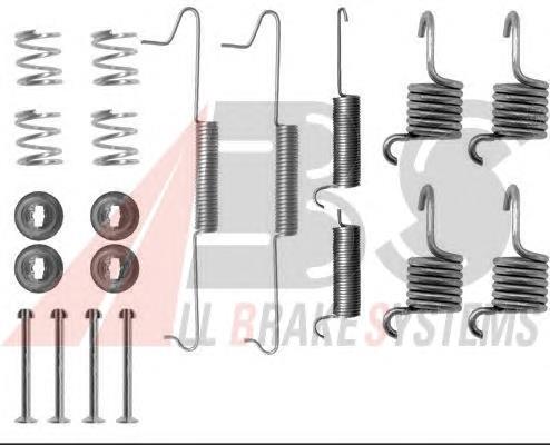 0649Q ABS kit de montagem das sapatas traseiras de tambor