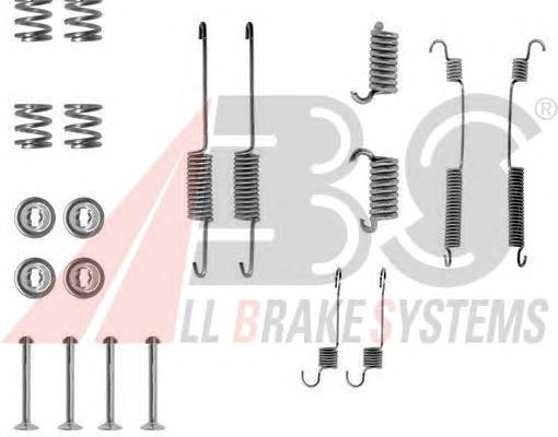 0599Q ABS kit de montagem das sapatas traseiras de tambor