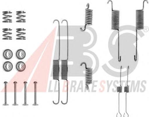 0615Q ABS kit de montagem das sapatas traseiras de tambor