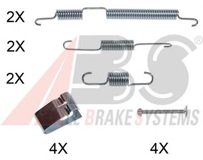 0017Q ABS kit de reparação dos freios traseiros