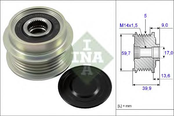 274150I030 Toyota polia do gerador