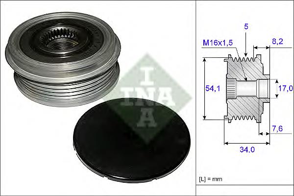 2491302 WAI polia do gerador