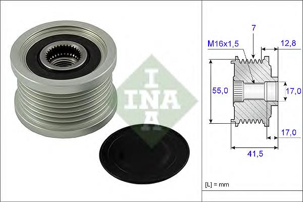 Инерционный шкив INA 535009210 цена, от 52.20 USD