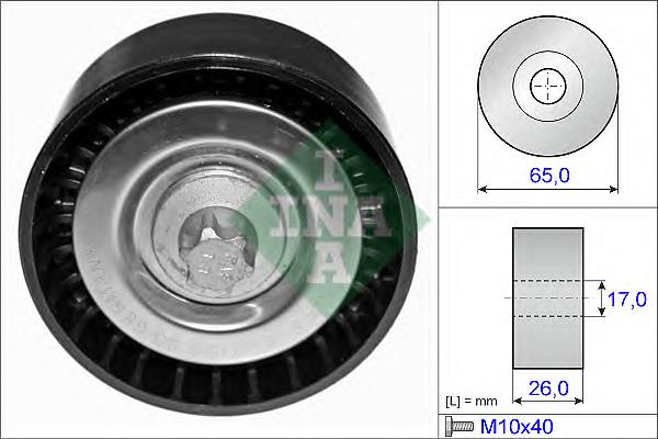 0N2238 Optimal rolo parasita da correia de transmissão