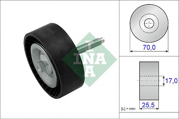 Паразитный ролик приводного ремня INA 532065210 цена, от 24.02 USD