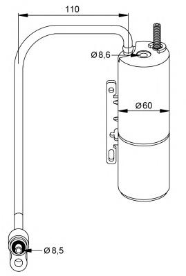 33309 NRF tanque de recepção do secador de aparelho de ar condicionado