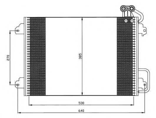 Купить 35340 NRF Радиатор системы охлаждения кондиционера