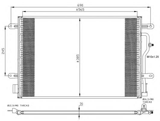 Конденсатор кондиционера NRF 35404 цена, от 70.93 USD