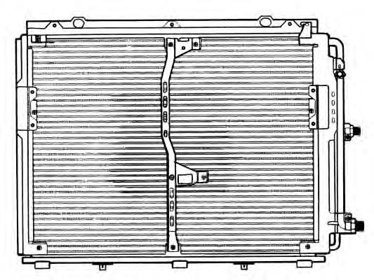 35229 NRF radiador de aparelho de ar condicionado