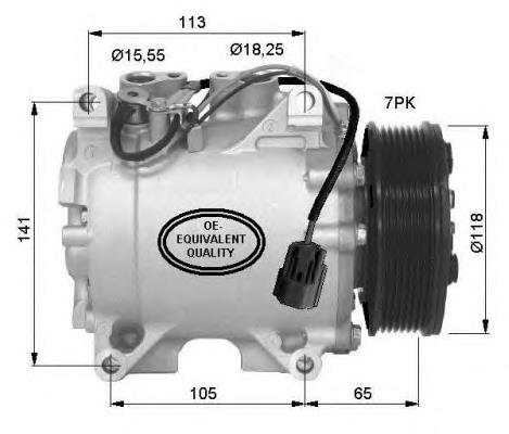 134271R ACR compressor de aparelho de ar condicionado