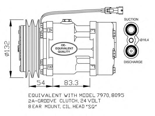 32730 NRF compressor de aparelho de ar condicionado