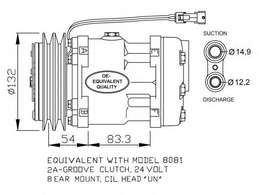 5010417679 Nissan compressor de aparelho de ar condicionado