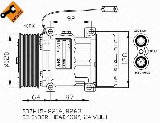 Купить 20941036 Volvo Компрессор климатической установки
