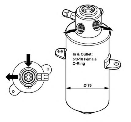 Ресивер кондиционера NRF 33033