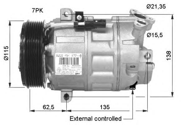 32692 NRF compressor de aparelho de ar condicionado