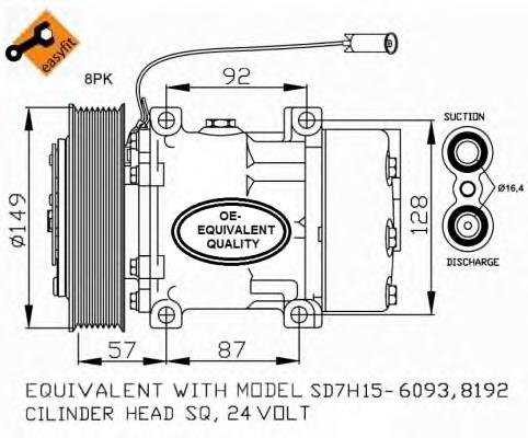 ACP 1122 000S Mahle Original compressor de aparelho de ar condicionado