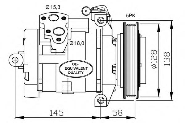 A0012306911 Mercedes compressor de aparelho de ar condicionado