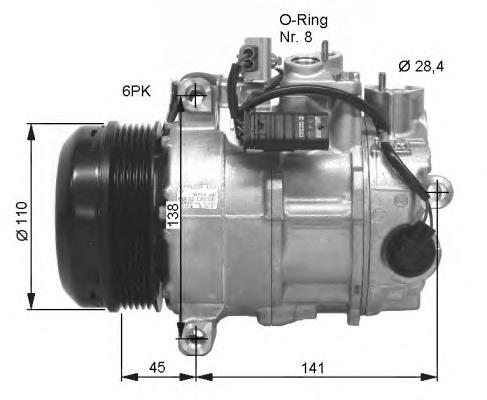 135256 ACR compressor de aparelho de ar condicionado