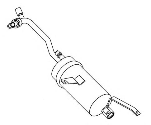 1152392 Ford tanque de recepção do secador de aparelho de ar condicionado