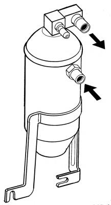 00006455V1 Peugeot/Citroen tanque de recepção do secador de aparelho de ar condicionado