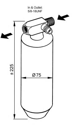 668029 ERA tanque de recepção do secador de aparelho de ar condicionado