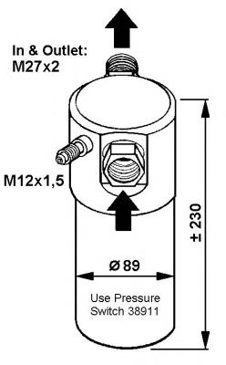 33064 NRF tanque de recepção do secador de aparelho de ar condicionado