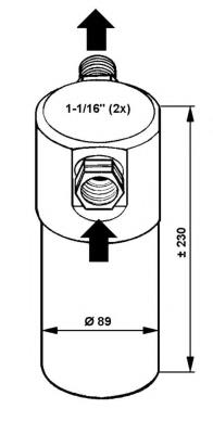 33083 NRF tanque de recepção do secador de aparelho de ar condicionado