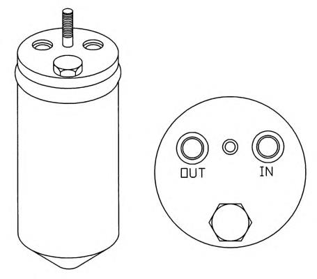Tanque de recepção do secador de aparelho de ar condicionado para Daewoo Matiz (KLYA)