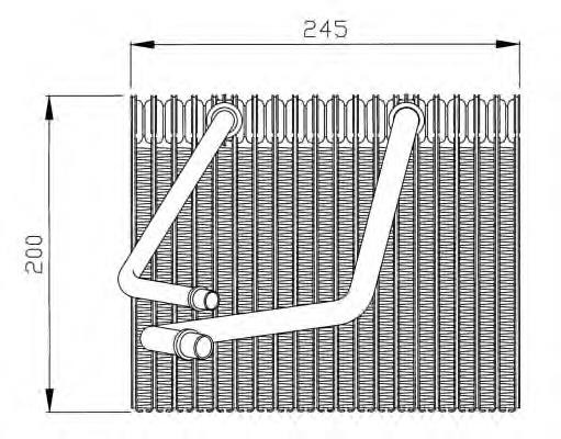 260669 Cargo vaporizador de aparelho de ar condicionado