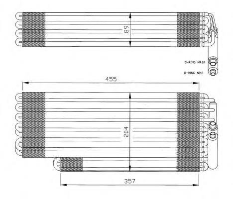 A1408300358 Mercedes vaporizador de aparelho de ar condicionado