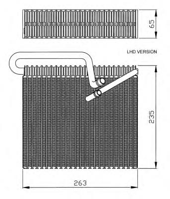 260653 Cargo vaporizador de aparelho de ar condicionado