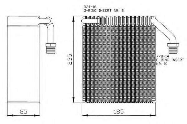 310150 ACR vaporizador de aparelho de ar condicionado