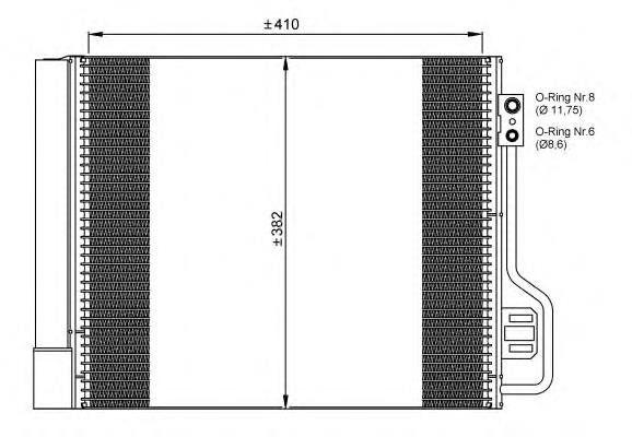 667251 ERA radiador de aparelho de ar condicionado