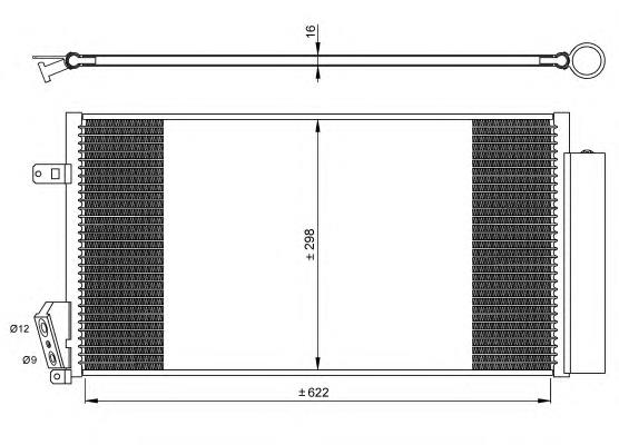 77646208 Kemp radiador de aparelho de ar condicionado