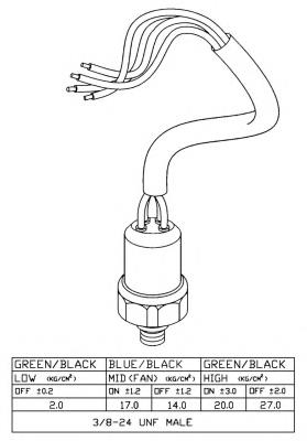 Датчик кондиционера NRF 38918