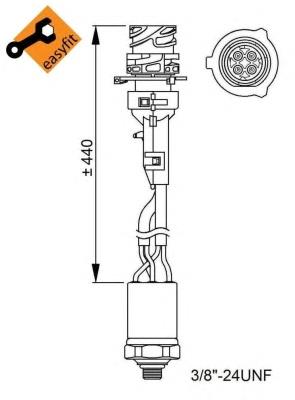 Sensor de pressão absoluta de aparelho de ar condicionado 38950 NRF