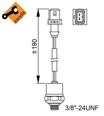 0088207810 Mercedes sensor de pressão absoluta de aparelho de ar condicionado