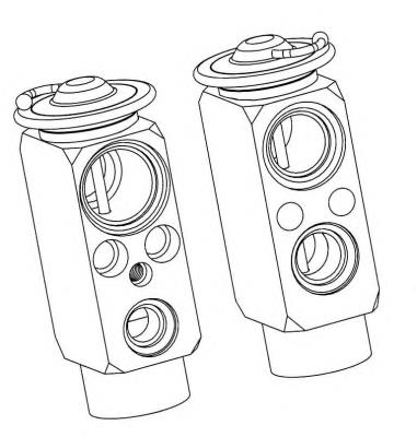 Válvula TRV de aparelho de ar condicionado para Ford Escort (GAL, ANL)