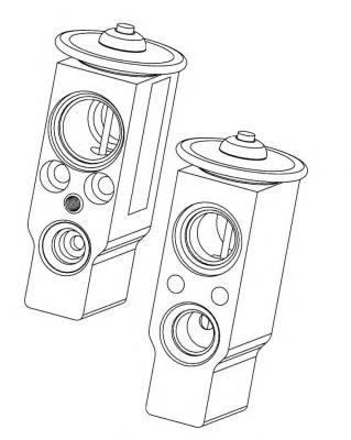 Válvula TRV de aparelho de ar condicionado para Saab 9-3 (YS3F)