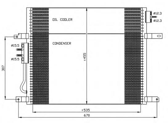Купить 35577 NRF Радиатор системы охлаждения кондиционера